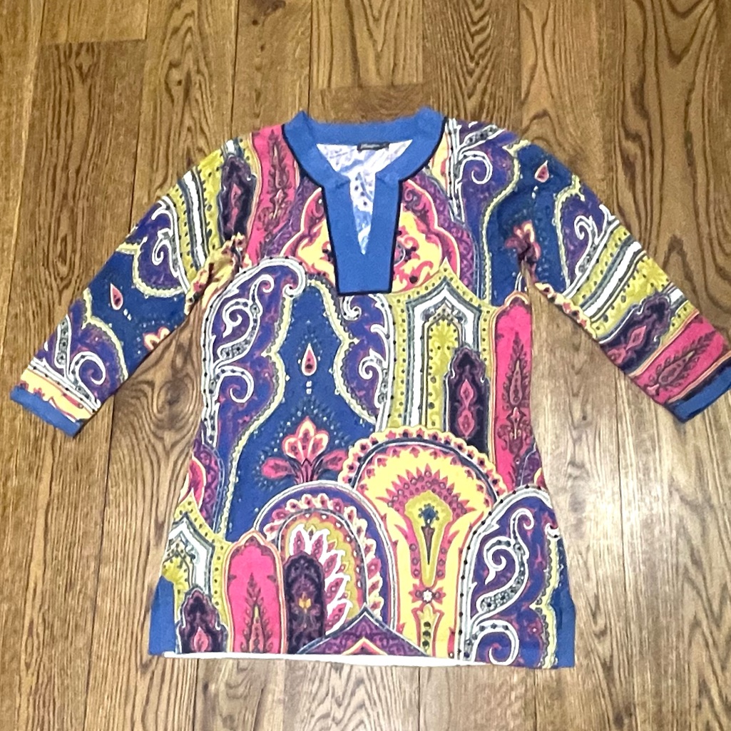 J. Mclaughlin V-Neck Tunic Sweater